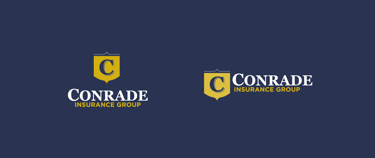 Conrade blue logo website