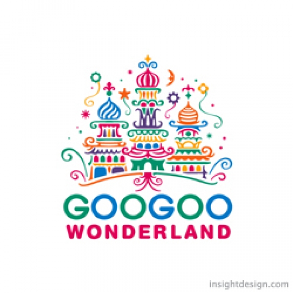 GooGoo Wonderland logo design